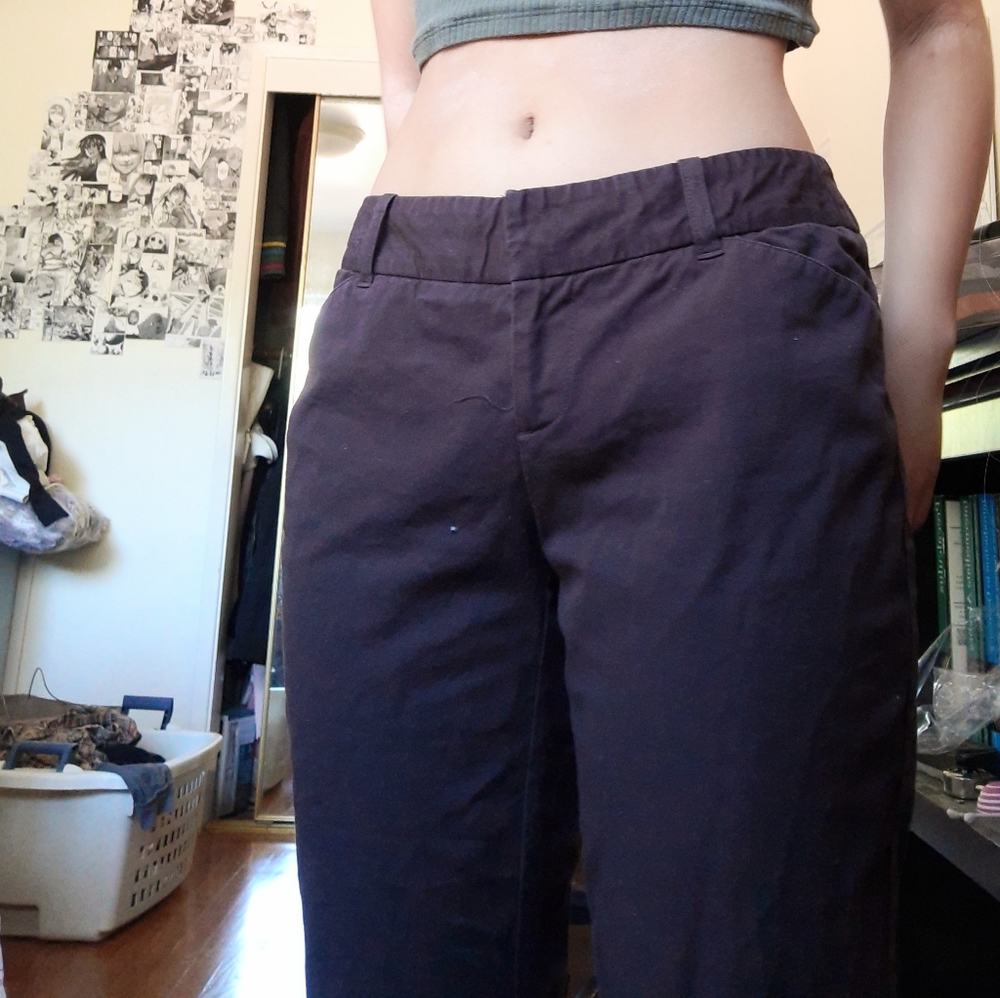 brown flare pants
